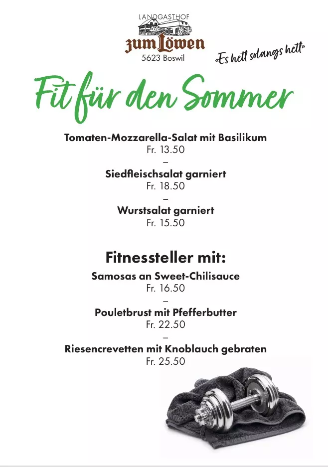 Fit für den Sommer