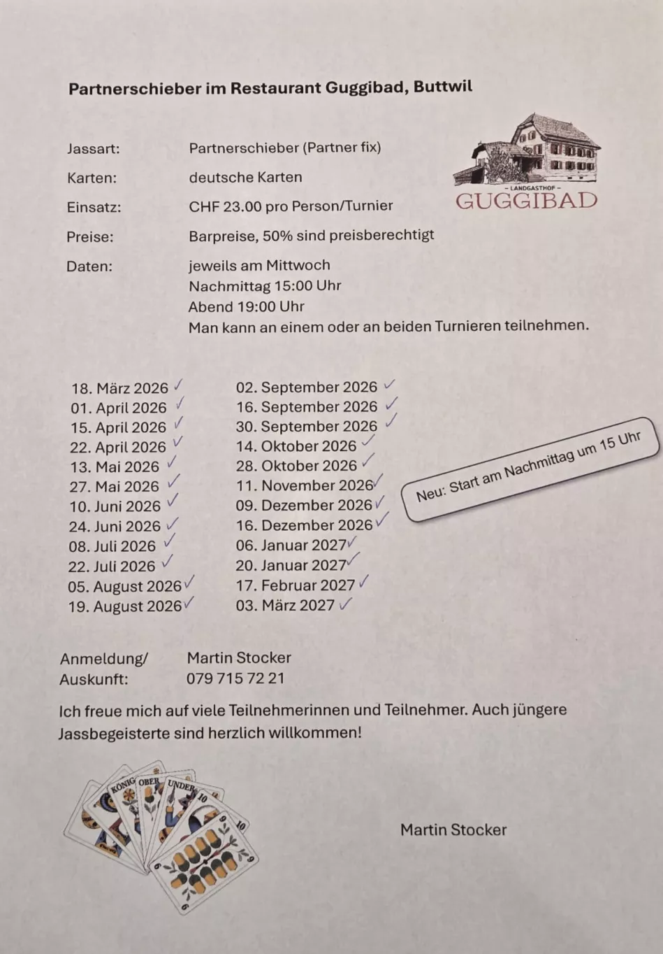 Partnerschieber Guggibad